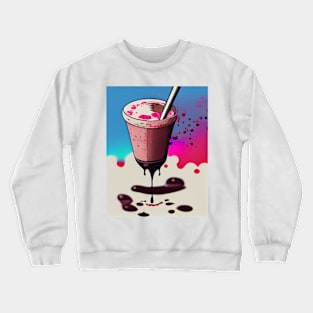 Raspberry milkshake Crewneck Sweatshirt